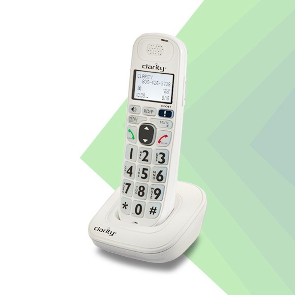 Clarity D704HS 40dB Cordless Expandable Handset for D704 and D714